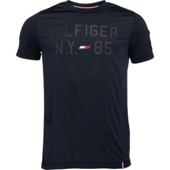 Tommy Hilfiger GRAPHIC S/S TRAINING TEE Férfi póló, sötétkék, méret kép