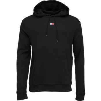 Tommy Hilfiger HERITAGE-RIB HOODIE Férfi pulóver, fekete, méret kép