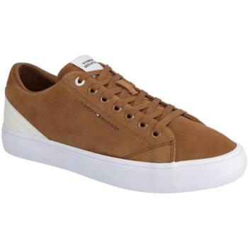 Tommy Hilfiger HI VULC CORE LOW SUEDE Férfi sneakers, barna, méret kép