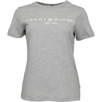 Tommy Hilfiger LOGO CREW NECK Női póló, szürke, méret kép