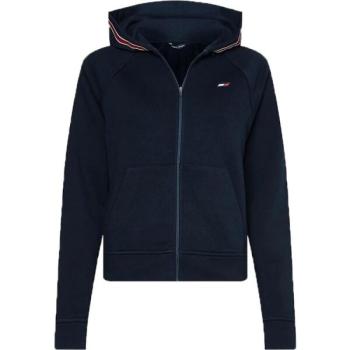 Tommy Hilfiger REGULAR TOMMY TAPE ZIPPER HOODIE Női pulóver, sötétkék, méret kép