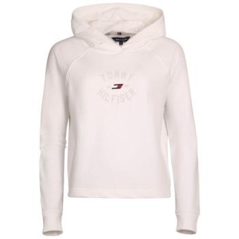 Tommy Hilfiger RELAXED TH GRAPHIC HOODIE Női pulóver, fehér, méret kép