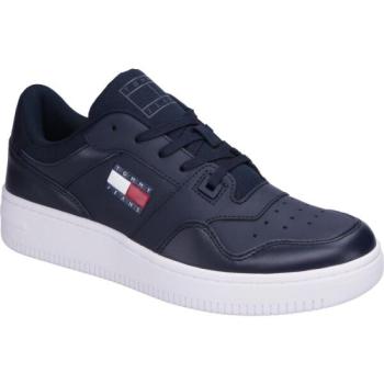 Tommy Hilfiger RETRO BASKET ESSENTIAL Férfi teniszcipő, sötétkék, méret kép