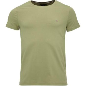 Tommy Hilfiger STRETCH SLIM FIT Férfi póló, khaki, méret kép