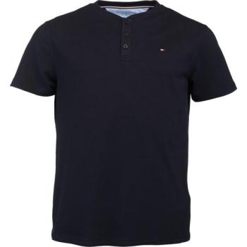 Tommy Hilfiger TH 1985-SS HENLEY TEE Férfi póló, sötétkék, méret kép