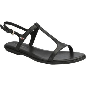 Tommy Hilfiger TH FLAT SANDAL Női szandál, fekete, méret kép