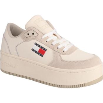 Tommy Hilfiger TJW FLATFORM MAT MIX Női teniszcipő, bézs, méret kép