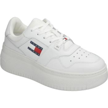 Tommy Hilfiger TJW RETRO BASKET FLATFORM ESS Női teniszcipő, fehér, méret kép