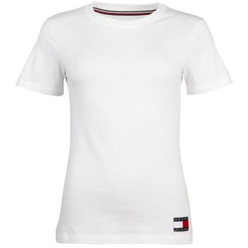 Tommy Hilfiger TOMMY 85 LOUNGE-SHORT SLEEVE TEE Női póló, fehér, méret kép