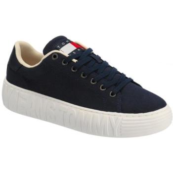 Tommy Hilfiger TOMMY JEANS CANVAS OUTSOLE Rövid szárú férfi teniszcipő, sötétkék, méret kép