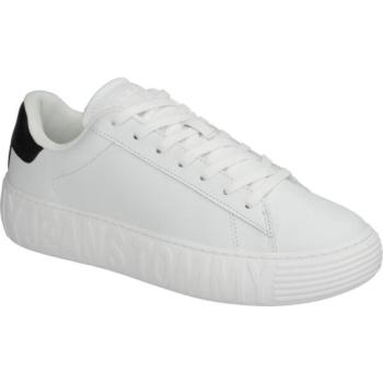 Tommy Hilfiger TOMMY JEANS ESSENTIAL EMBOSSED TRAINERS Férfi teniszcipő, fehér, méret kép