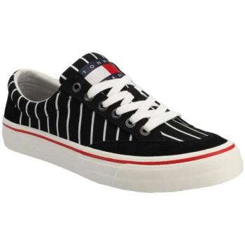 Tommy Hilfiger TOMMY JEANS SKATE CANVAS STRIPES Férfi szabadidő cipő, fekete, méret kép