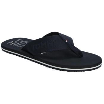 Tommy Hilfiger TONAL BEACH SANDAL Férfi flip-flop papucs, sötétkék, méret kép