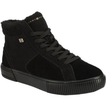 Tommy Hilfiger VULC SUEDE SNEAKER HI Női teniszcipő, fekete, méret kép