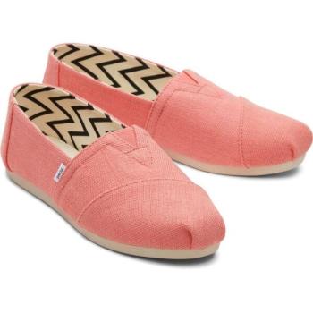 TOMS ALPARGATA Női espadrilles cipő, lazac, méret kép