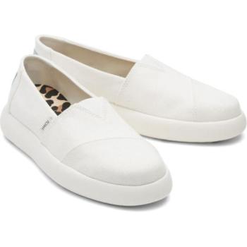 TOMS HERITAGE CANVAS WM ALPAMA SNEAK Női slip-on cipő, fehér, méret kép