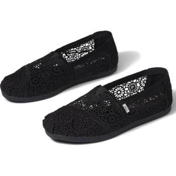 TOMS MOROCCAN CROCHET WM ALPR Női espadrilles cipő, fekete, méret kép