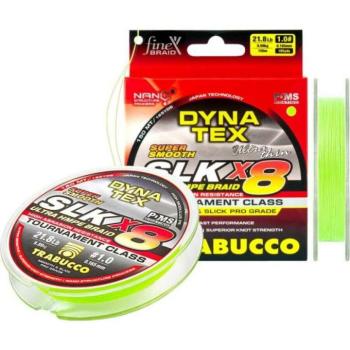 Trabucco Dyna-Tex Slk X8 SS 150 m 0,104 mm lime zöld fonott zsinór kép