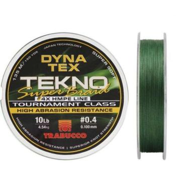 Trabucco Dyna-Tex Tekno Super Braid 135 m 0,128 mm fonott zsinór kép