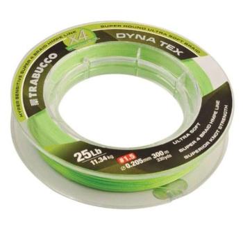 Trabucco Dyna-Tex X4 Power 150 m 0,063 mm lime sárga fonott zsinór kép