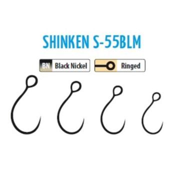 Trabucco Shinken Hooks S-55Blm Bn - 10 10db szakáll nélküli horog kép