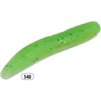 Trabucco Slurp Bait Fat Trout Worm fluo green 10 db kép