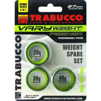 Trabucco Vary Weight Distance Cage Feeder Weight Sets 20-30-40g f... kép