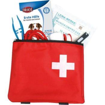 TRIXIE FIRST AID KIT FOR DOGS Elsősegélydoboz kutyáknak, piros, méret kép