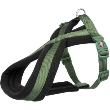 TRIXIE PREMIUM HARNESS L-XL Hám, sötétzöld, méret kép