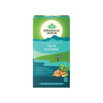 Tulsi CLEANSE, filteres bio tea, 25 filter - Organic India	 kép