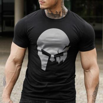 Ultrasoft póló Iron Aesthetics Skull, B&G kép