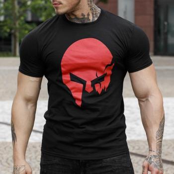 Ultrasoft póló Iron Aesthetics Skull, B&R kép