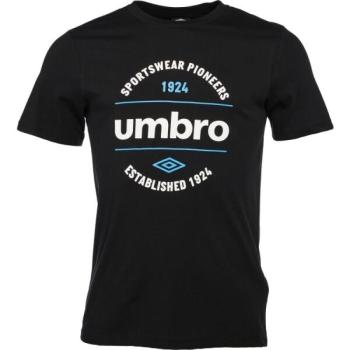 Umbro CIRCULAR GRAPHIC TEE Férfi póló, fekete, méret kép