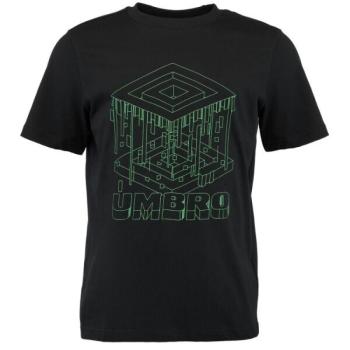 Umbro DOWNLOAD GRAPHIC TEE Férfi póló, fekete, méret kép