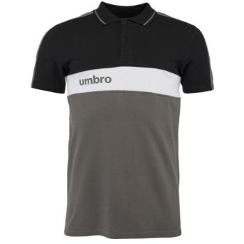 Umbro FW SPORTSWEAR POLO Férfi galléros póló, szürke, méret kép