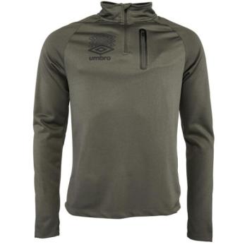 Umbro FW TERRACE POLY 1/4 ZIP Férfi pulóver, khaki, méret kép