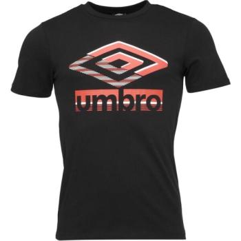 Umbro GLITCH GRAPHIC TEE Férfi póló, fekete, méret kép