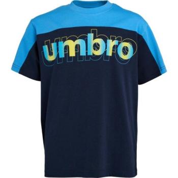 Umbro JONY Fiú póló, sötétkék, méret kép