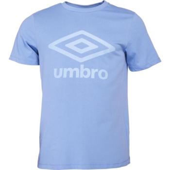 Umbro LARGE COTTON LOGO TEE Férfi póló, kék, méret kép