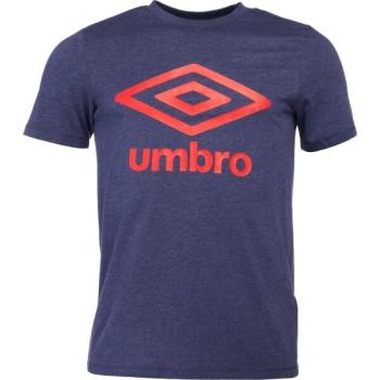 Umbro LARGE COTTON LOGO TEE Férfi póló, sötétkék, méret kép