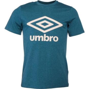 Umbro LARGE COTTON LOGO TEE Férfi póló, sötétzöld, méret kép