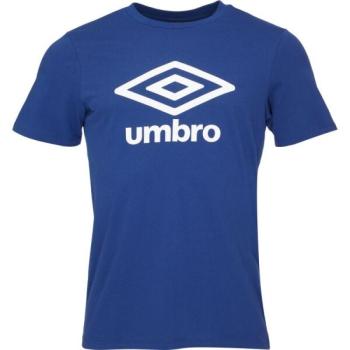 Umbro LARGE LOGO TEE ESSENTIALS Férfi póló, kék, méret kép