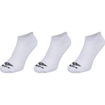 Umbro NO SHOW LINER SOCK - 3 PACK Zokni, fehér, méret kép