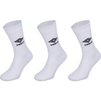 Umbro SPORTS SOCKS - 3 PACK Zokni, fehér, méret kép