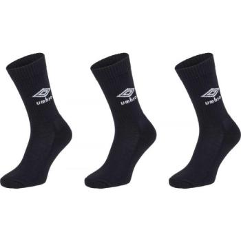 Umbro SPORTS SOCKS - 3 PACK Zokni, fekete, méret kép