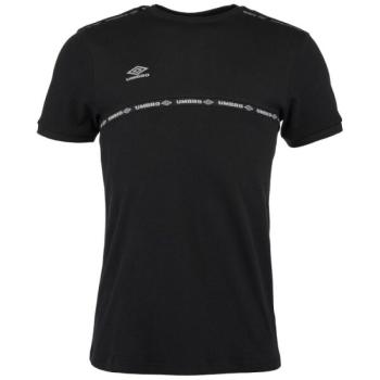 Umbro TAPED TECH TEE Férfi póló, fekete, méret kép