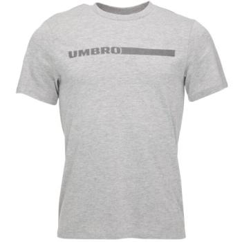 Umbro TEXTURED LOGO GRAPHIC TEE Férfi póló, szürke, méret kép