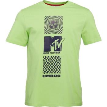 Umbro X MTV GRAPHIC TEE Férfi póló, világoszöld, méret kép