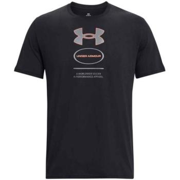 Under Armour BRANDED GEL STACK SS M Férfi póló, fekete, méret kép