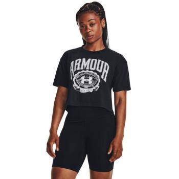 Under Armour Collegiate Crest Crop póló SS Grey kép